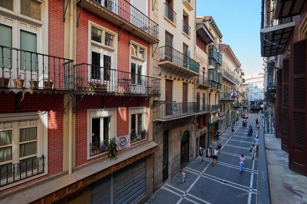 Ferienwohnung Apartamento Boutique Centro Zapateria 45 Pamplona Exterior foto